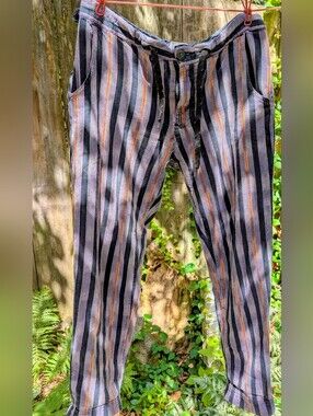 Urban Outfitters Koto Striped Drawstring Pants | Men's M | All Cotton Unisex